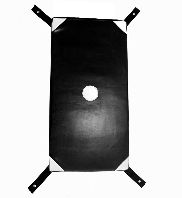 BAY Wall Catcher Wandschlagpolster 68 x 34 cm Gross schwarz weiss Modell 2017 Leder PU Sport Makiwar