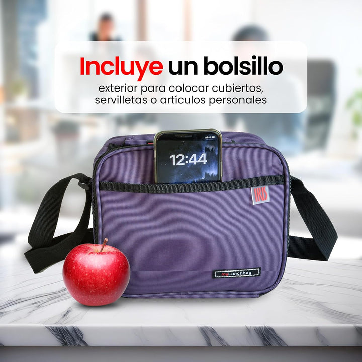 Iris Lunchbag Classic, Polyester, Lilac, Single