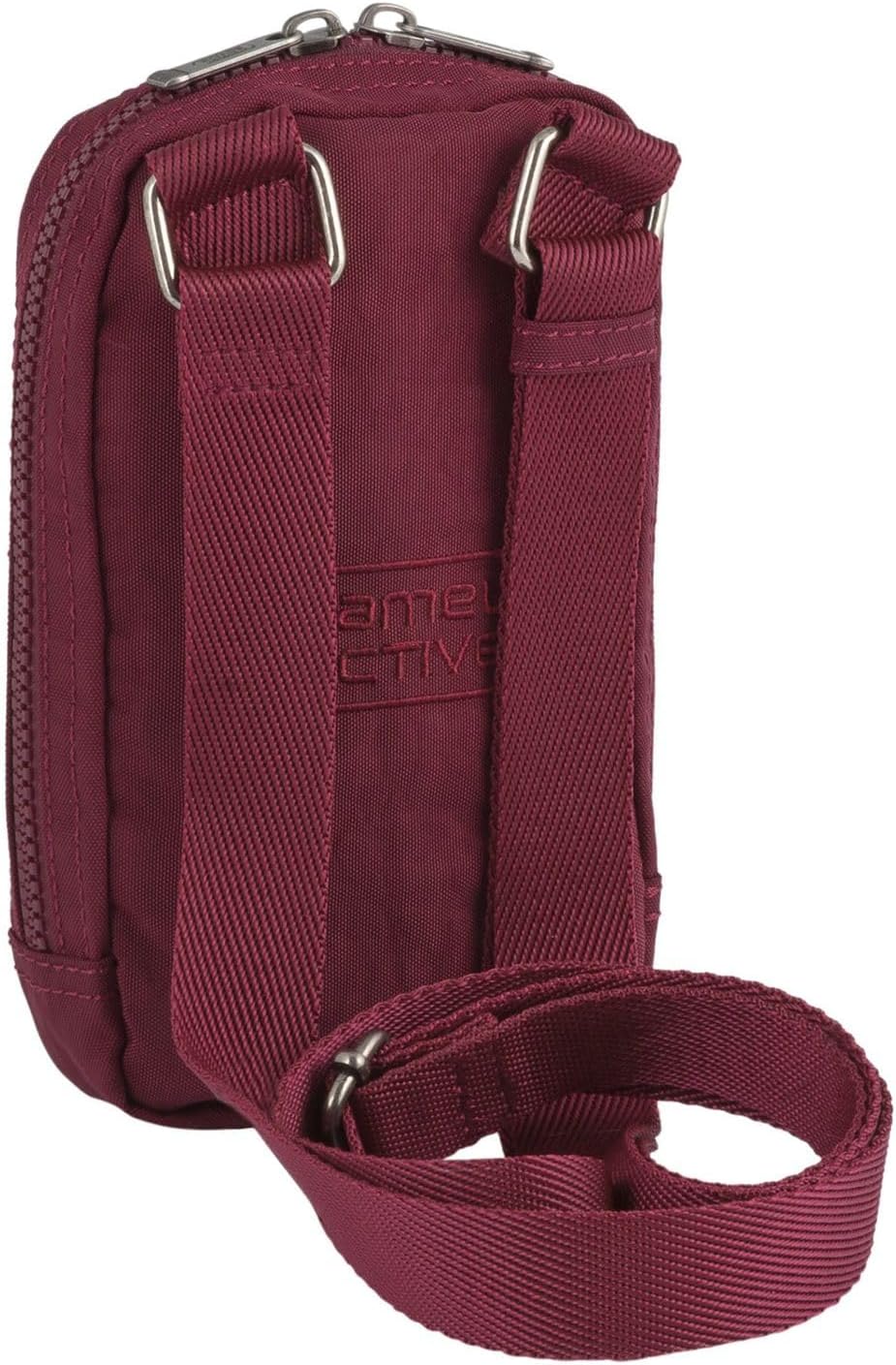 camel active Journey Herren Umhängetasche Crossbody Bag Klein Dark Red XS, Dark Red XS