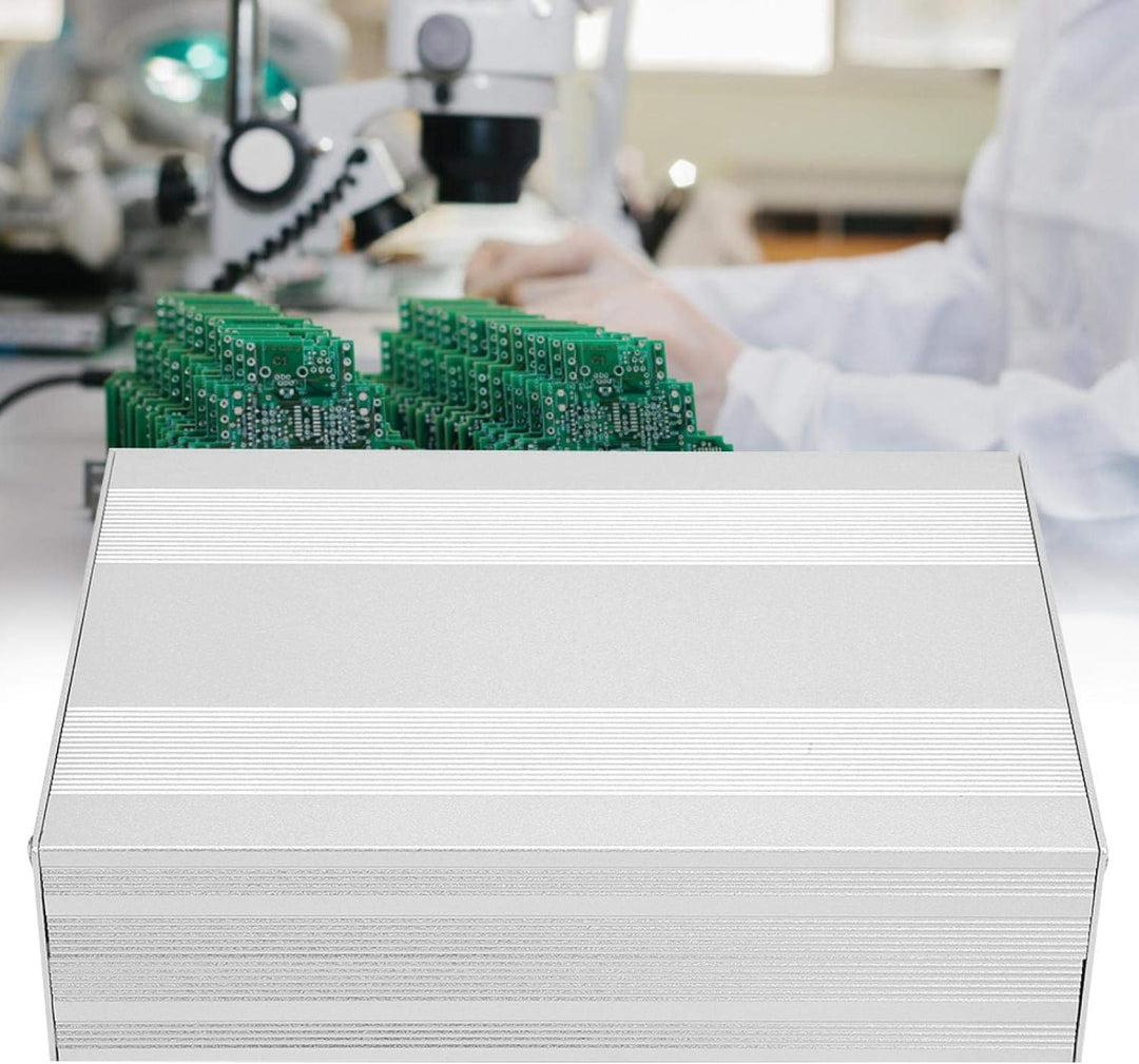 Aluminiumgehäuse, 200 * 145 * 54mm Aluminium Gehäuse Box Kühlbox DIY Elektronisches Anschlussdose Wa
