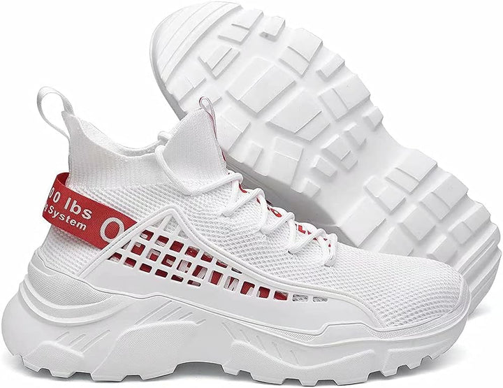 FUSHITON Herren Turnschuhe atmungsaktive Sportschuhe Leichte Freizeitschuhe lässig Strassenlaufschuh