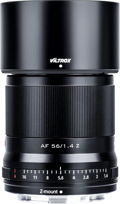 VILTROX AF 56mm F1.4 Autofokus Porträt Objektiv Festbrennweite APS-C für Nikon Z-Mount Kameras Z5 Z5