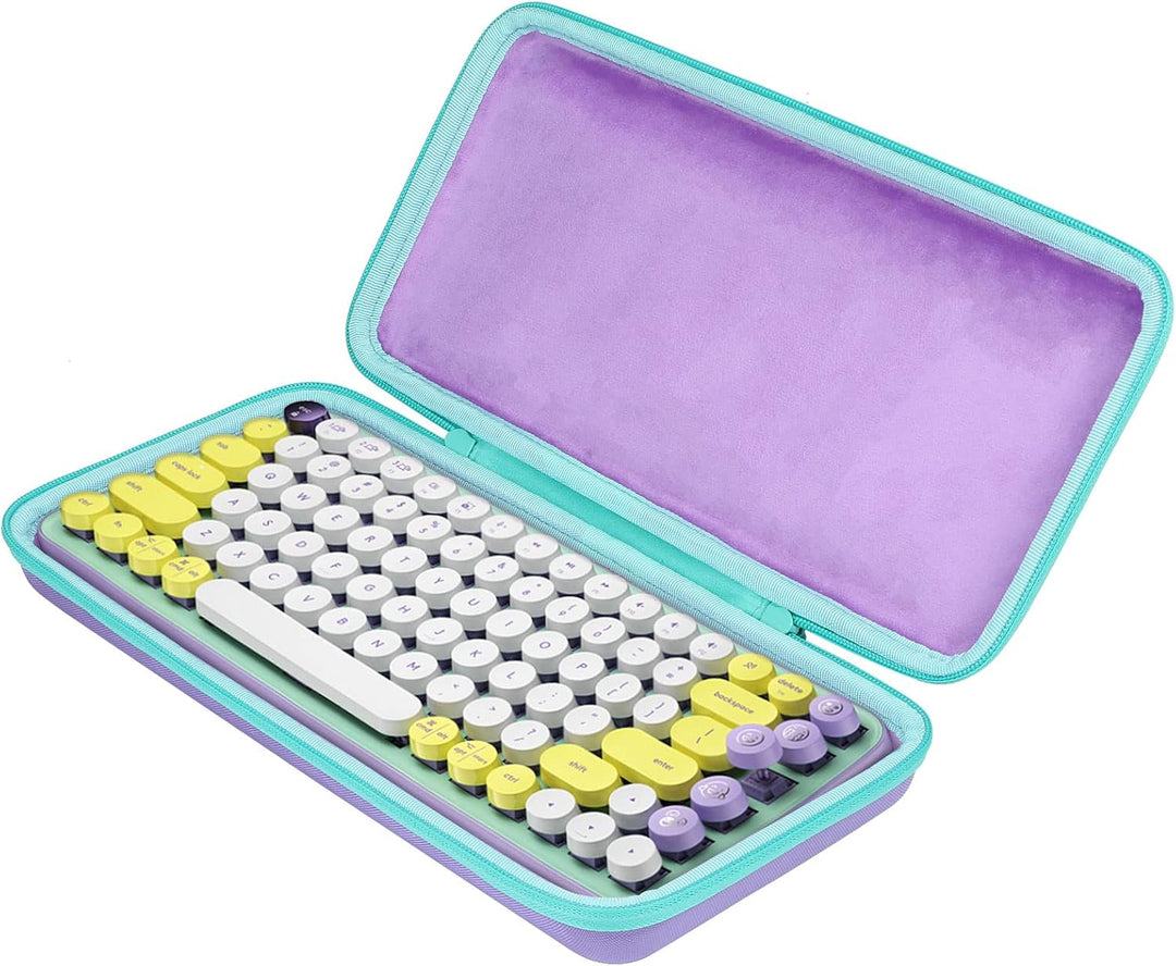 co2CREA case Harte reiseschutzhülle Etui Tasche für Logitech POP Keys/POP ICON Keys Mechanische kabe