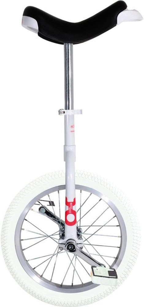 QU-AX Unisex – Erwachsene Onlyone Einrad, Weiss, One Size
