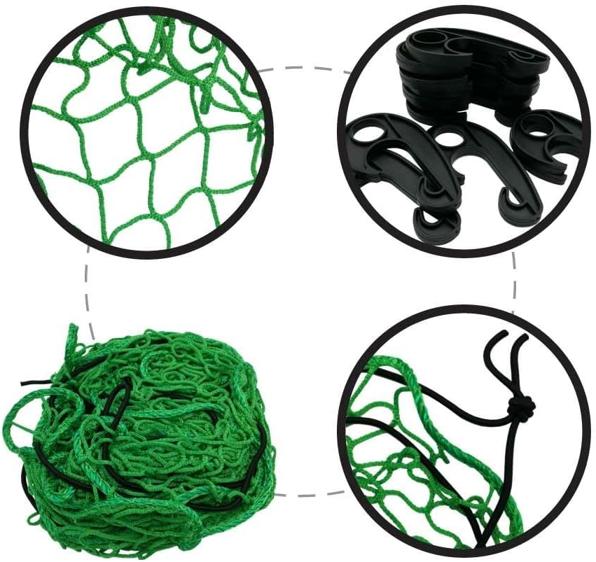 Euro-VANADIUM Anhängernetz mit elastischem Rand, 160 x 300, Grün 160 x 300