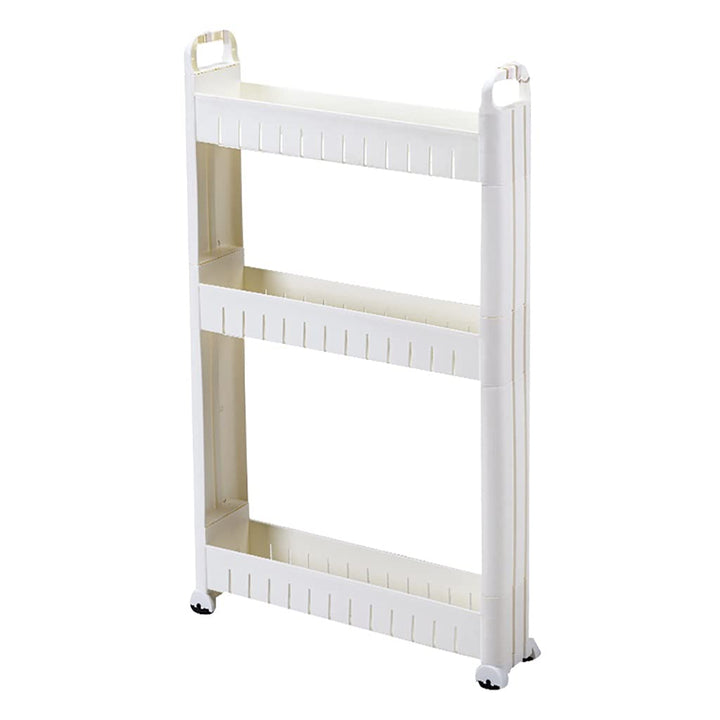 3/5-Tier Schmales Regal,Handwagen mit Rädern, Küchenwagen Rollwagen, Mobiler Lagerregal Organizer fü