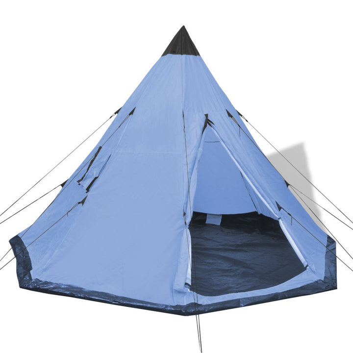 Festnight 4-Personen Zelt Campingzelt Outdoor Tent 365 x 365 x 250 cm für Wandern Camping Hiking - H
