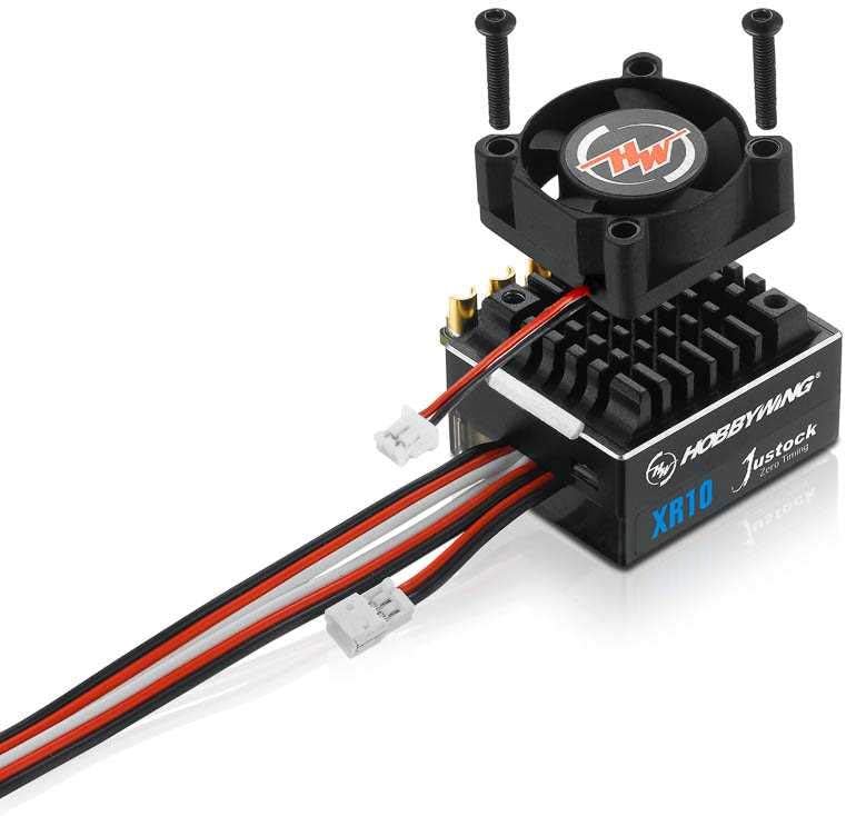 Hobbywing Xerun XR10 Stock Spec 60A Automodell Brushless Fahrtregler Belastbarkeit (max. A): 380A Mo