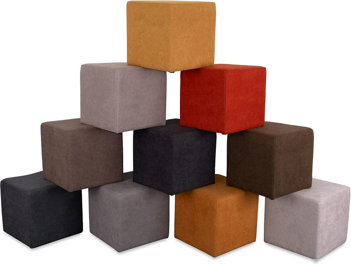 fornera f66 Cube Sitzwürfel Polsterwürfel Polsterhocker Sitzpouf Pouf Hocker Fusshocker Sitzbank Hoc