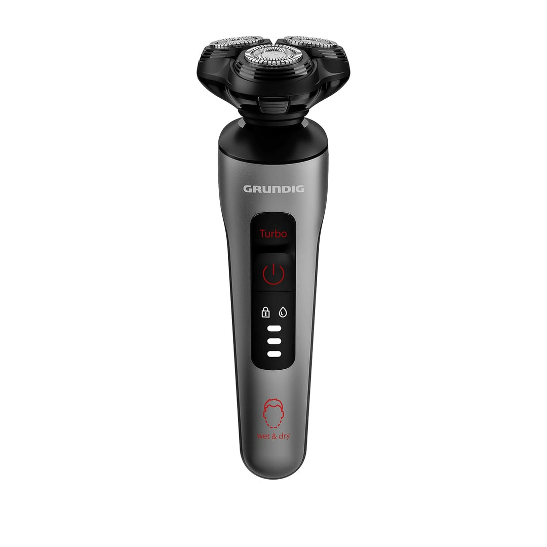 Grundig ProClub MS 8130 Herrenrasierer, BeardCare Sensor, Kunststoff des äusseren Gehäuses aus 61% r