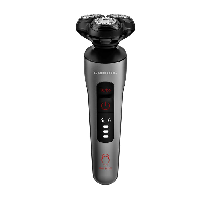 Grundig ProClub MS 8130 Herrenrasierer, BeardCare Sensor, Kunststoff des äusseren Gehäuses aus 61% r