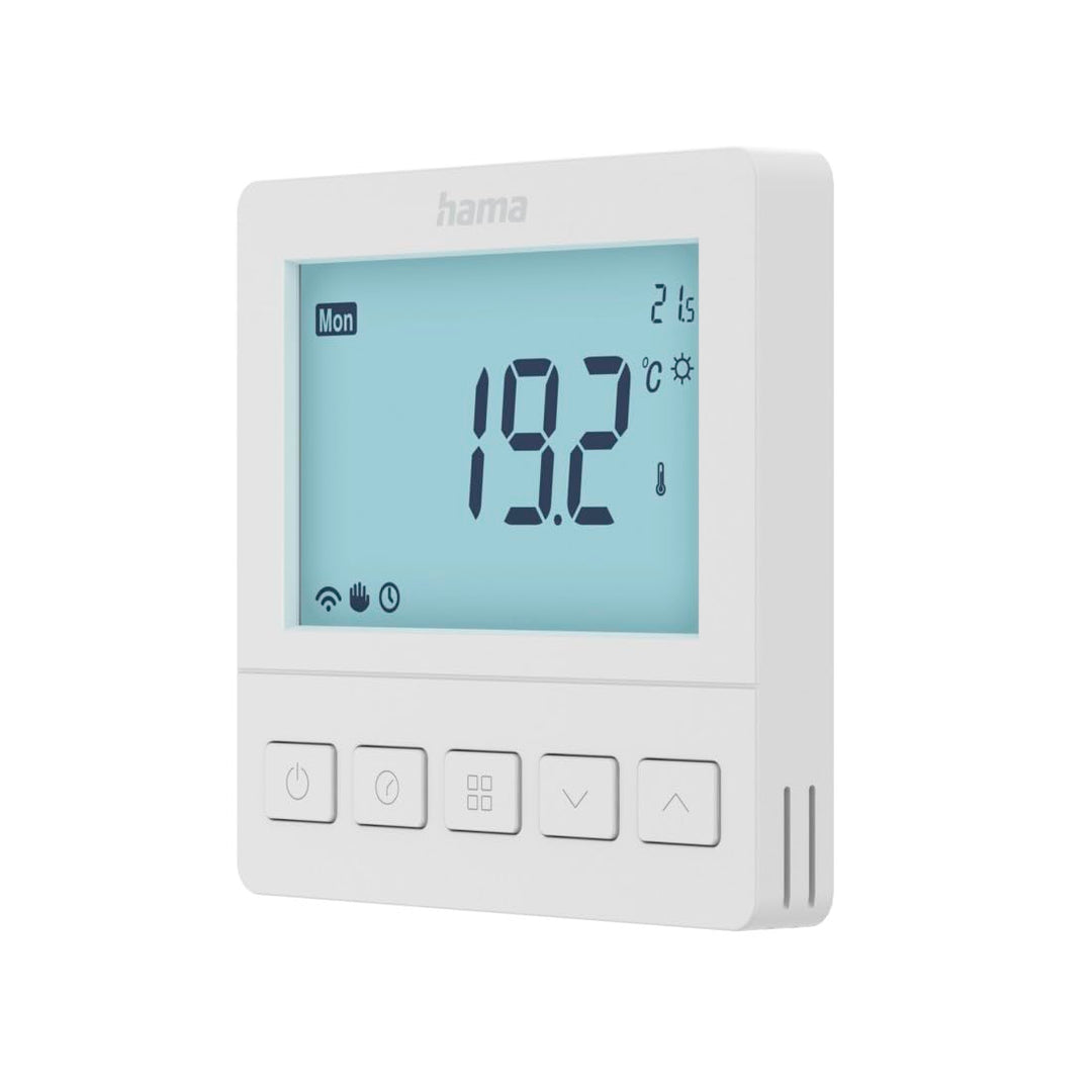 Hama Raumthermostat Fussbodenheizung (Heizkörperthermostat für Smart Home Fussbodenheizung, programm