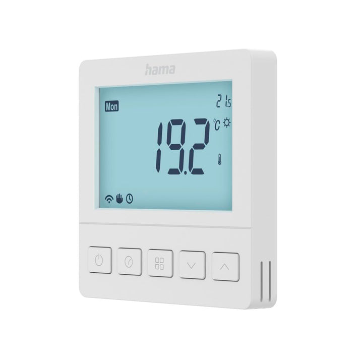 Hama Raumthermostat Fussbodenheizung (Heizkörperthermostat für Smart Home Fussbodenheizung, programm