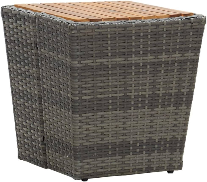vidaXL Akazienholz Massiv Beistelltisch Gartentisch Gartenmöbel Balkontisch Tisch Terrassentisch Bis