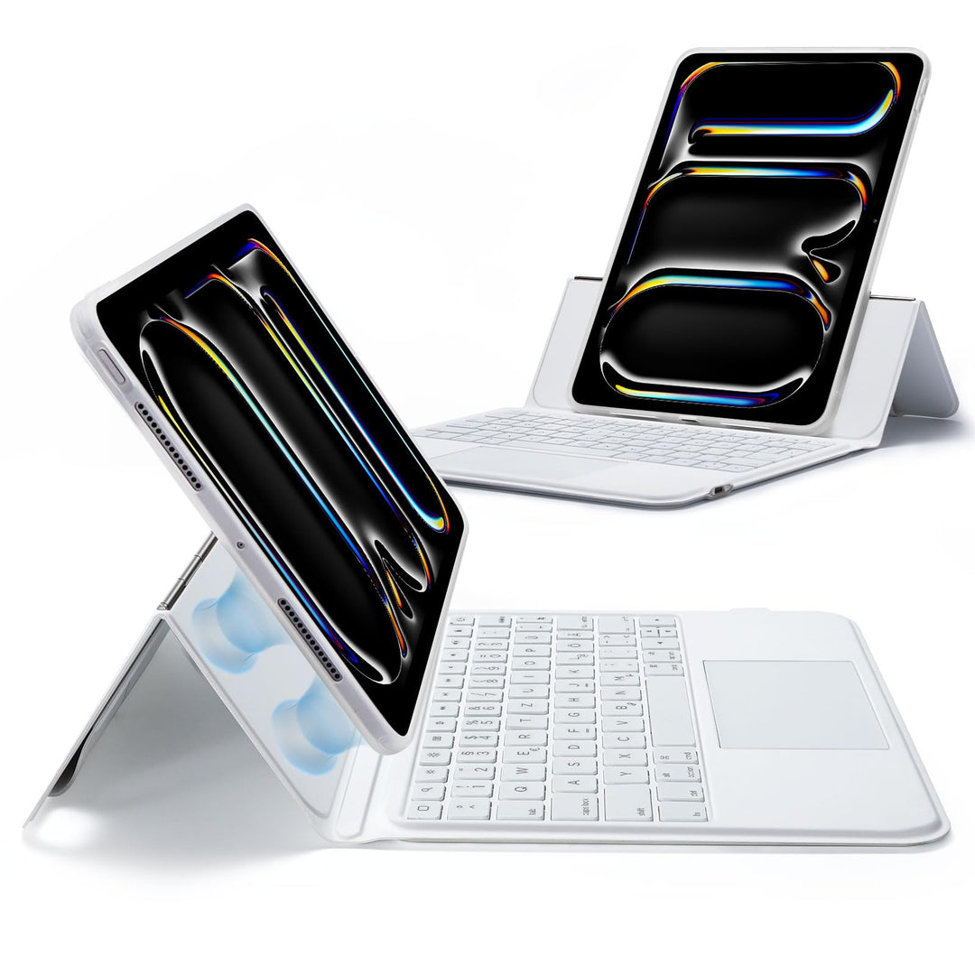 ESR für iPad Pro 11 Zoll (M5/M4, 2025/2024), Tastatur Hülle mit Trackpad, magnetisch abnehmbare Tast