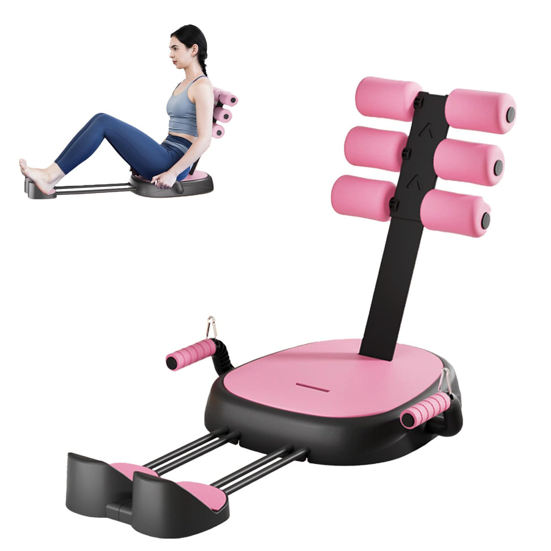 Bauchmuskeltrainer Bauchtrainer für Zuhause, 7 in 1 Sit Up Bank klappbar Hantelbank mit abnehmbarem