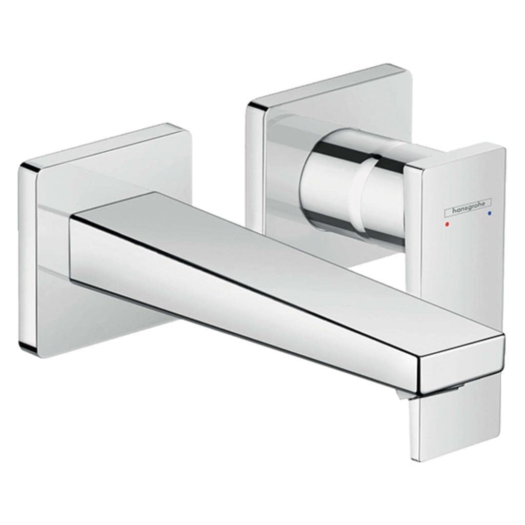 hansgrohe Wasserhahn Metropol Einhebel-Waschtischarmatur, Unterputz, Wandmontage, mit 16,5 cm Auslau