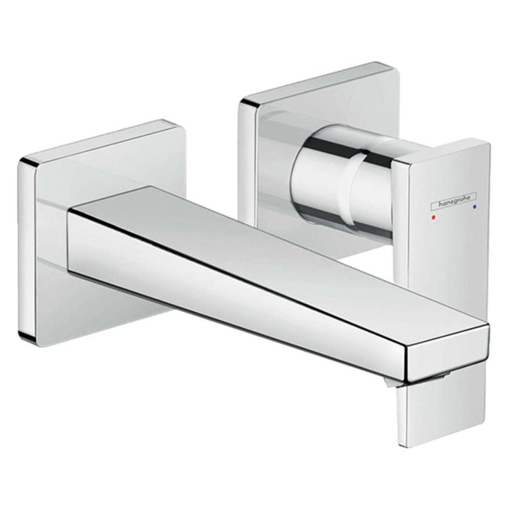 hansgrohe Wasserhahn Metropol Einhebel-Waschtischarmatur, Unterputz, Wandmontage, mit 16,5 cm Auslau