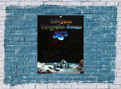 Yes - Topographic Oceans, 1974 » Konzertplakat/Premium Poster | Live Konzert Veranstaltung | DIN A1