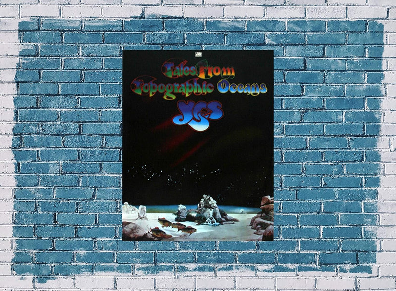 Yes - Topographic Oceans, 1974 » Konzertplakat/Premium Poster | Live Konzert Veranstaltung | DIN A1