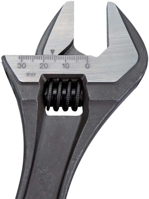 Bahco 8069 R Us Verstellbarer Einmaulschlüssel, 8069 R US 4-Inch Schwarz, 4-Inch Schwarz