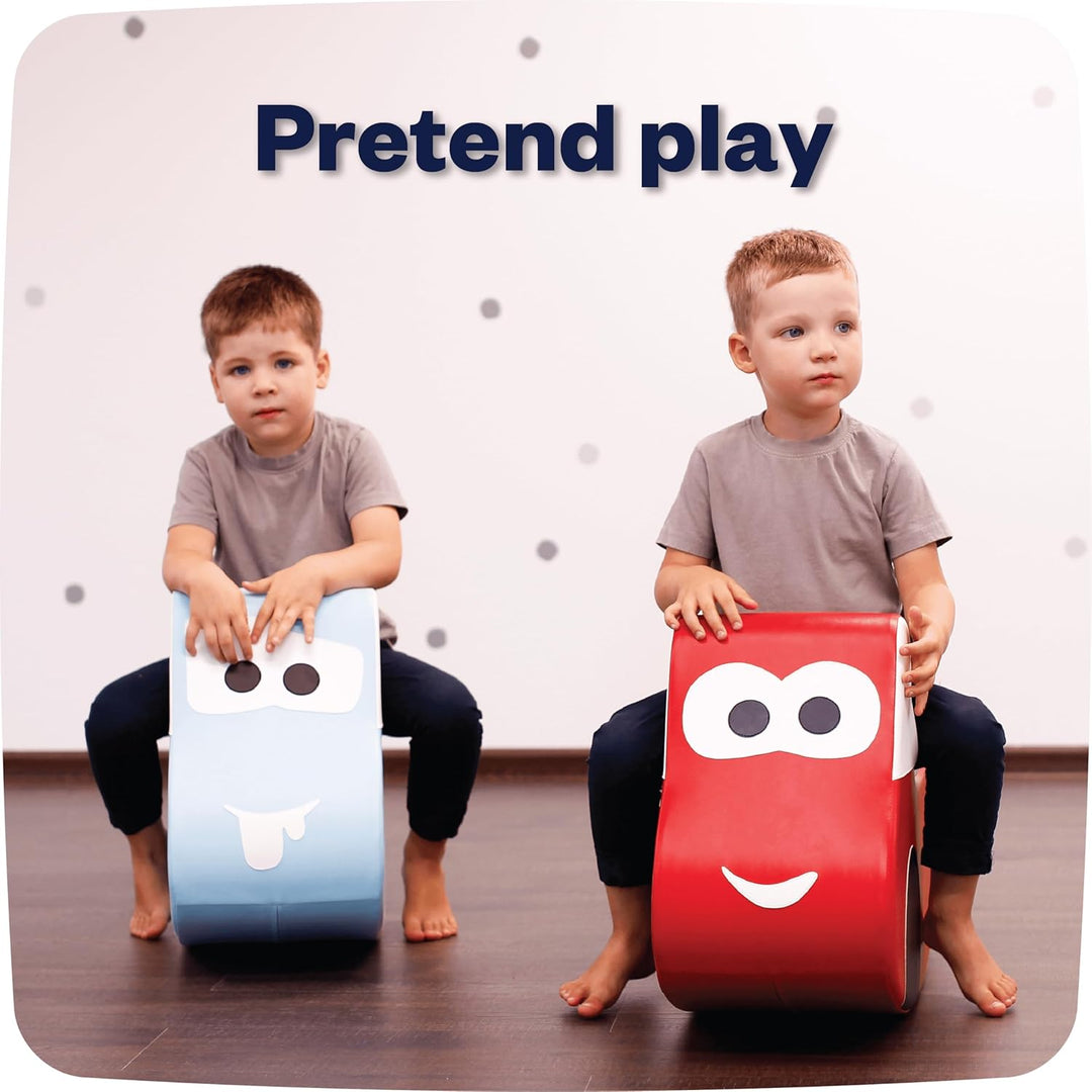 IGLU SOFT PLAY Schaukelpferd Kinder Schaukeltier Baby Schaukelspielzeug Spielzeug (Rot), Rot