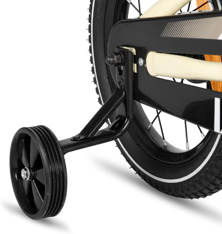 STITCH Kinderfahrrad für 3-9 Jahre Mädchen & Jungen, 14/16/18 Zoll Kinderfahrrad mit Stabilisatoren