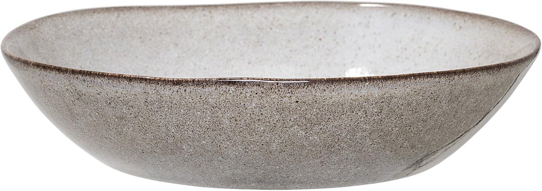 Bloomingville Suppenteller Sandrine, grau, Keramik, 22 cm