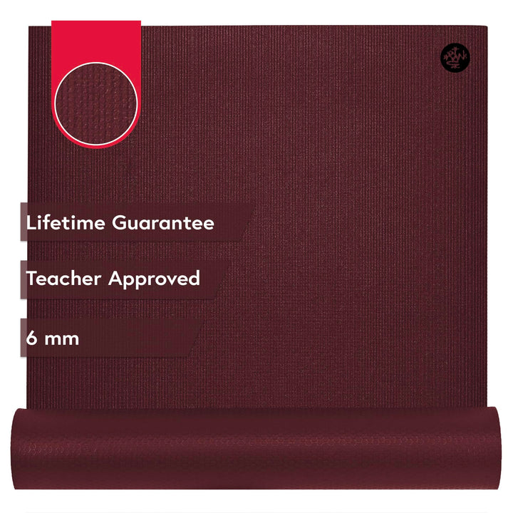 Manduka PRO Yoga Mat – Premium 6mm Thick Mat, High Performance Grip, Ultra Dense Cushioning for Supp