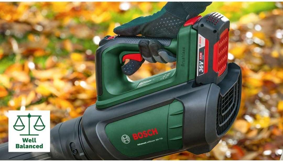 Bosch Akku-Laubbläser AdvancedLeafBlower 36V-750 (ohne Akku, 36 Volt System, Bürstenloser Motor, zum