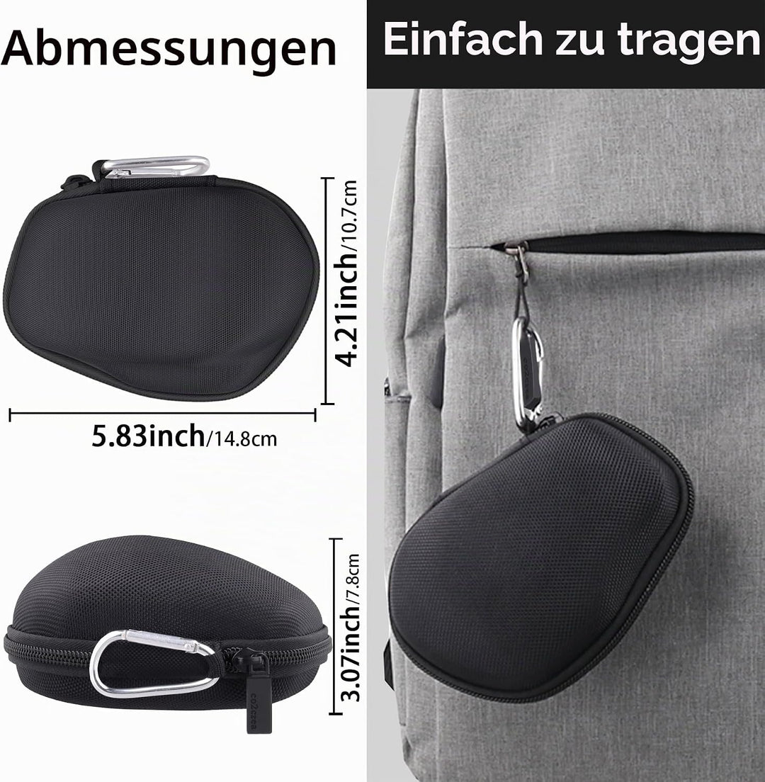 co2CREA Hart Schutz Hülle Etui Tasche für Logitech MX Master 4 /Master 3 /Master 3S Kabellose Maus,(