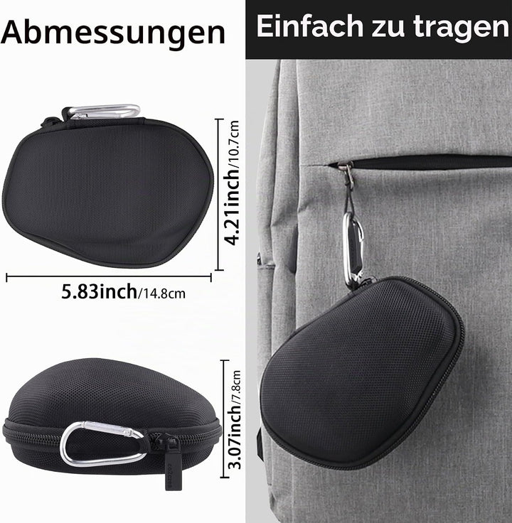 co2CREA Hart Schutz Hülle Etui Tasche für Logitech MX Master 4 /Master 3 /Master 3S Kabellose Maus,(