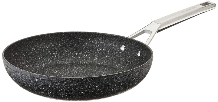 Monxi Mineral- Aluminium Stielpfanne 28 cm,geeignet für alle Arten von Küchen Auch Induktion, 28 cm