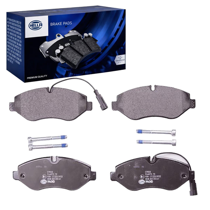 HELLA PAGID 8DB 355 005-611 Bremsbelagsatz - C9005 - Dicke/Stärke: 20.8mm - Bremssystem: Brembo - mi