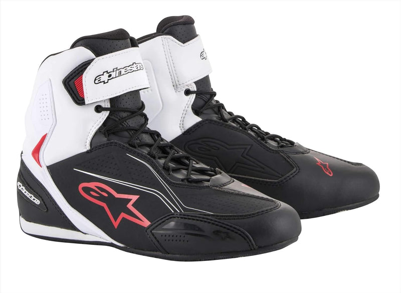 Alpinestars Herren Nc Motorradstiefel 39 2/3 EU Black White Red, 39 2/3 EU Black White Red