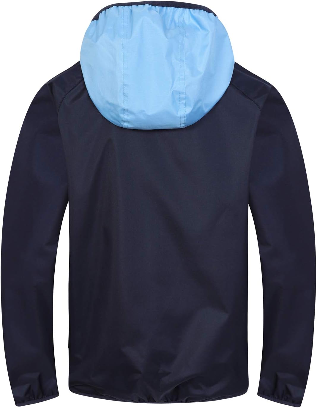 Manchester City FC - Jungen Wind- und Regenjacke - Offizielles Merchandise 8-9 Jahre Dunkelblau & He