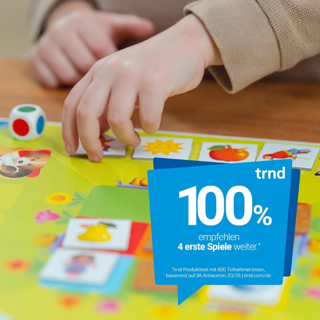 Ravensburger Kartenspiele 12010019-4 erste Spiele: Meine ersten; Kinderspiele, ab 3 Jahren, für 2-6