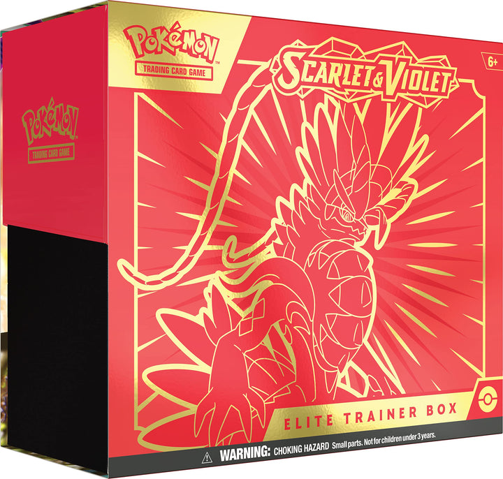 Pokémon Scarlet & Violet Koraidon Elite Trainer Box Einzelbett, Einzelbett