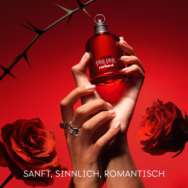 Cacharel Amor Amor Parfüm für Damen, Eau de Toilette Spray, Langanhaltend, Fruchtig-blumiger Frauen