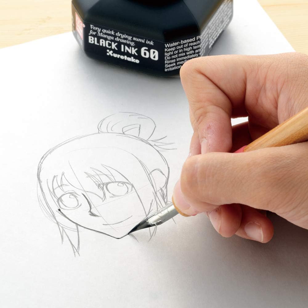 ZIGCARTOONISTBLACKINK6060mlCNCE104-6 Kuretake (Japan-Import)