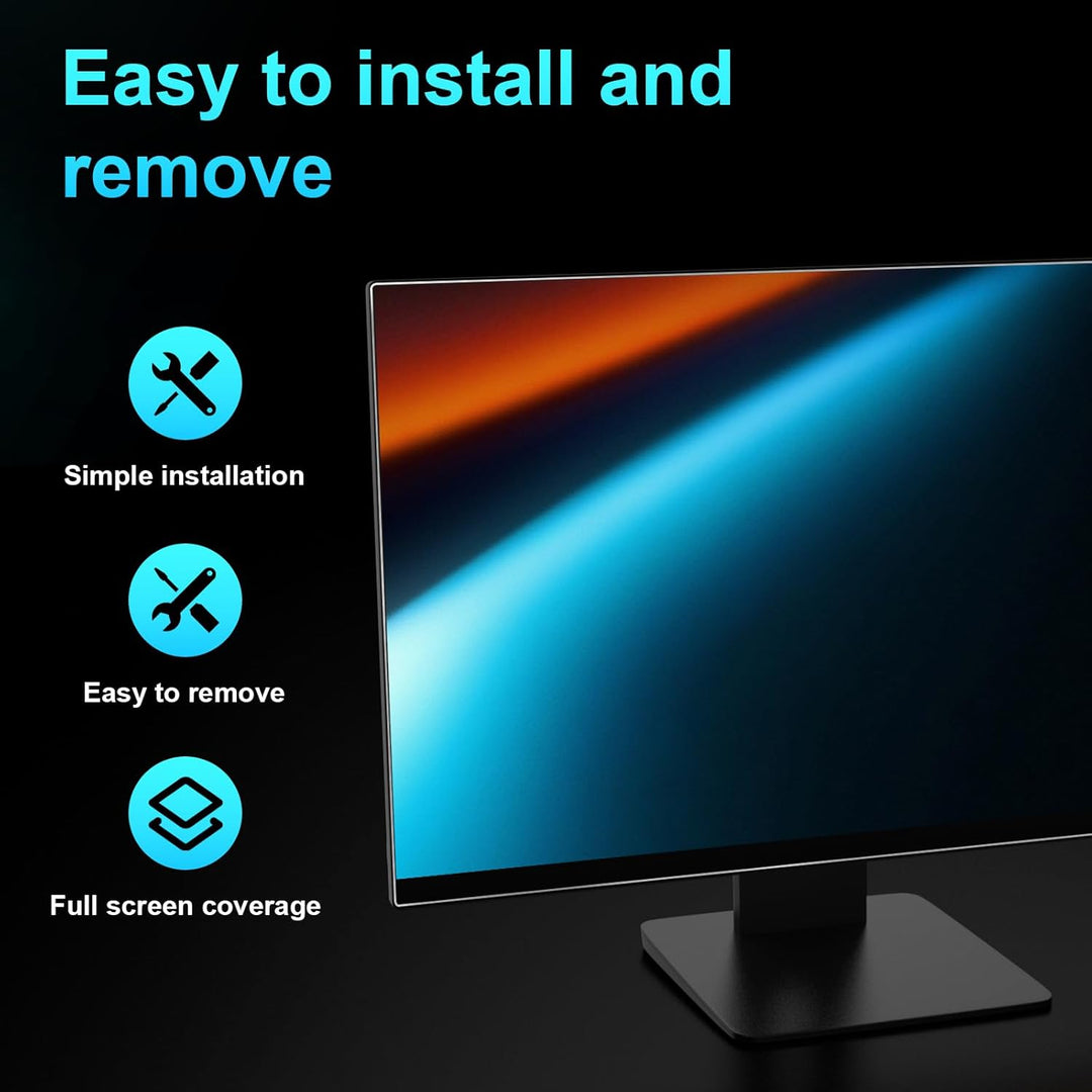 für Computer 16:9 Seitenverhältnis 24 Zoll Monitor Blickschutzfilter, Privacy Screen Bildschirmschut