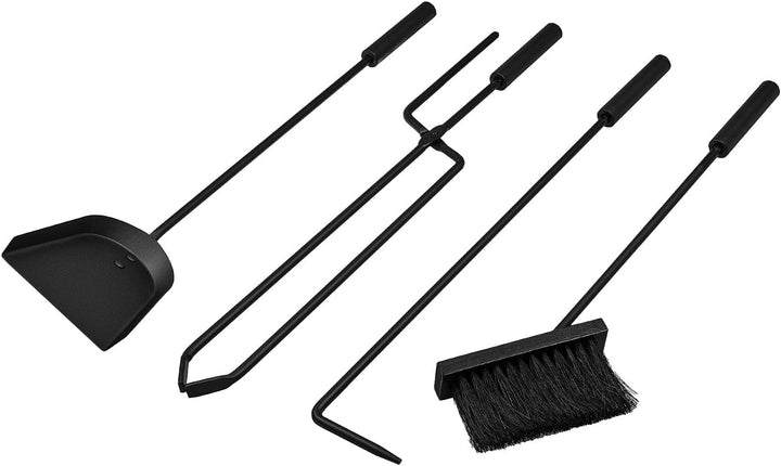 raik R1014 Raik Kaminbesteck Theodor, 4-tlg, schwarz