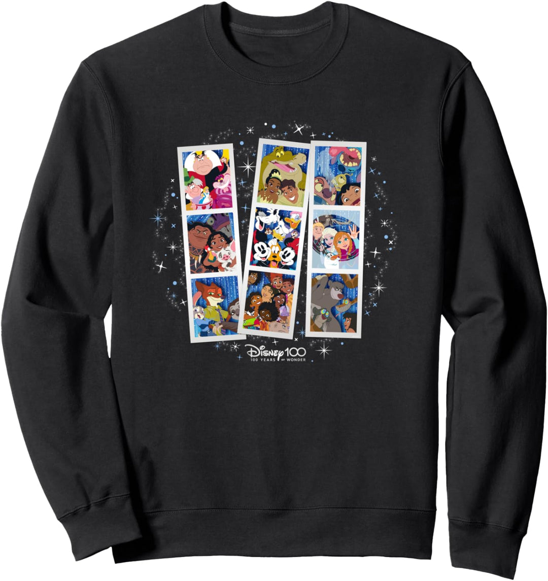 Disney 100 Anniversary Photo Booth Pictures D100 Sweatshirt
