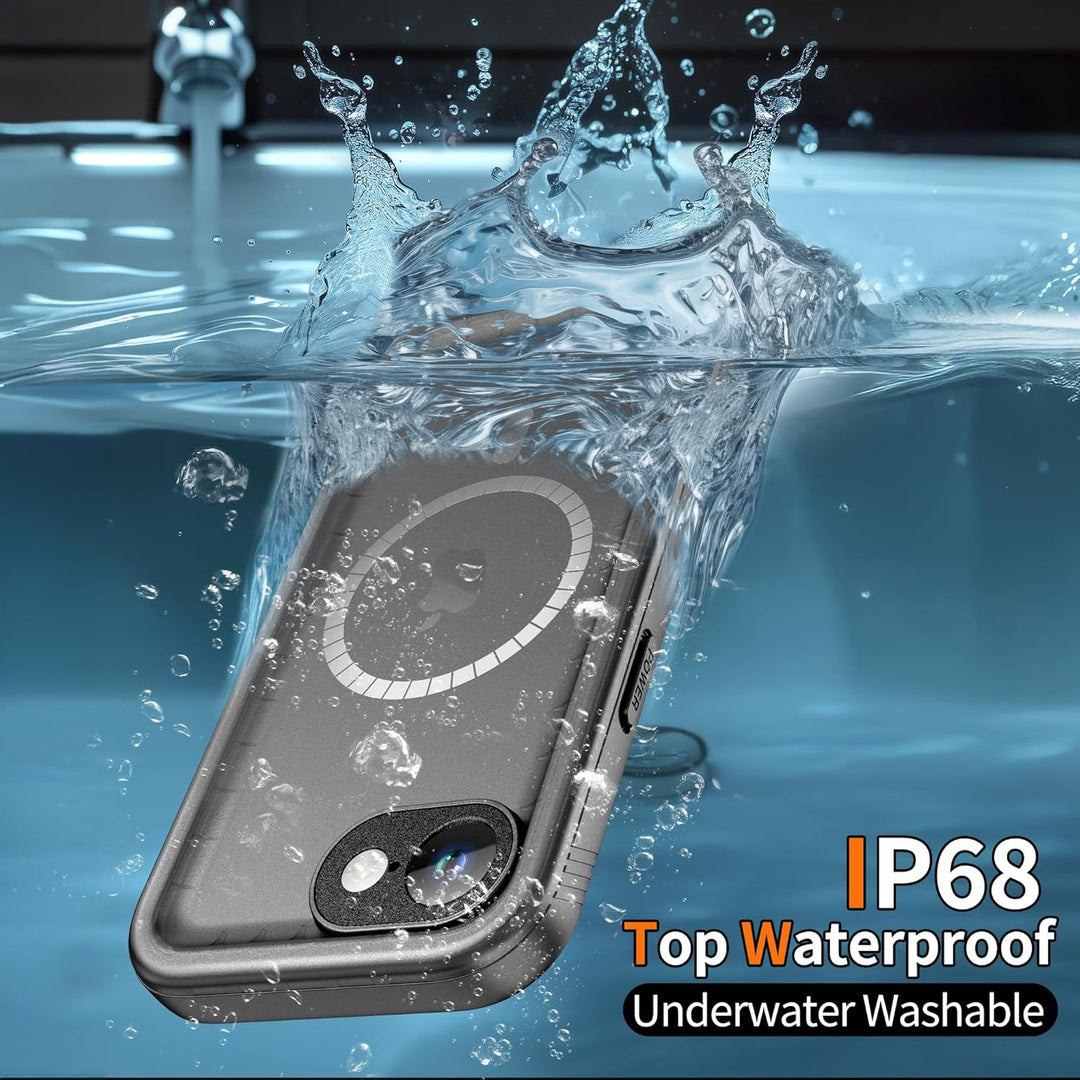 Cozycase TOP Militärschutz Hülle für iPhone 16e 17e Kompatibel mit MagSafe wasserdichte 360 Grad Pan
