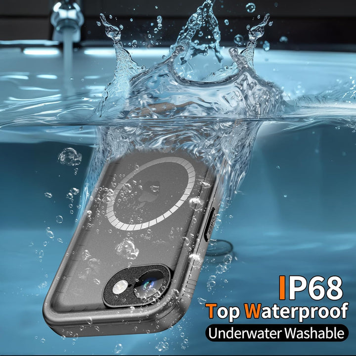 Cozycase TOP Militärschutz Hülle für iPhone 16e 17e Kompatibel mit MagSafe wasserdichte 360 Grad Pan