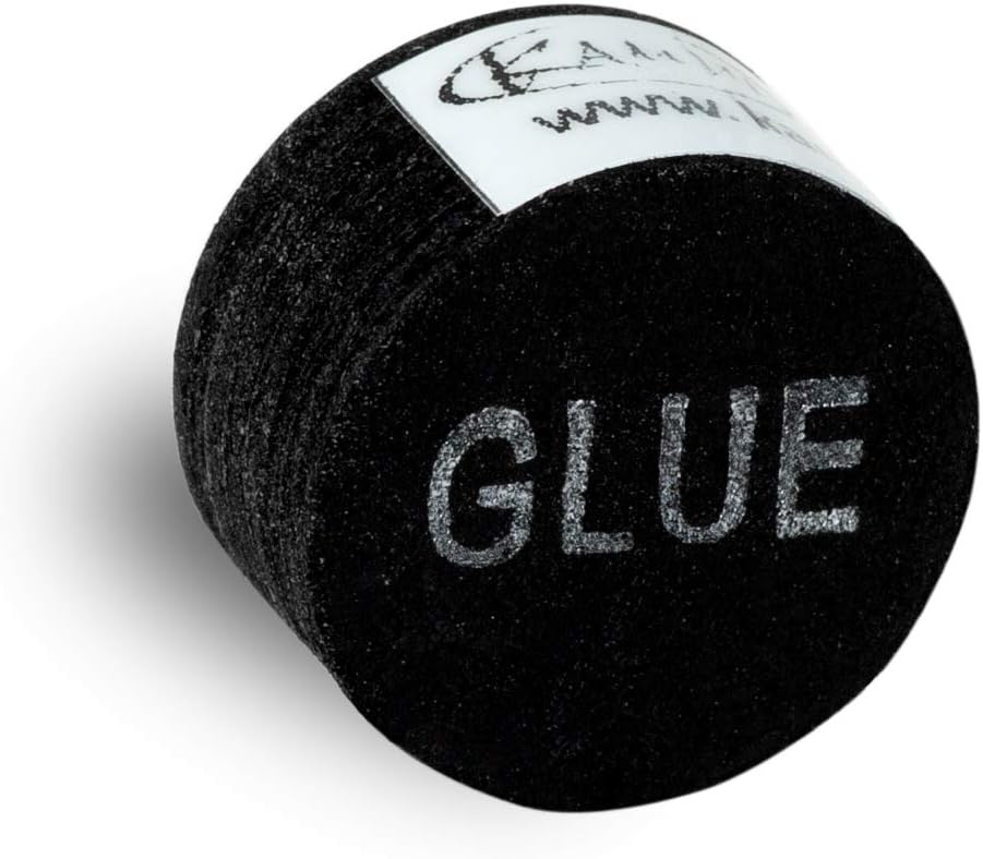 KAMUI Billardqueue-Spitze, laminiert, Schwarz, 1 Stück Super weich 12.5 mm, Super weich 12.5 mm