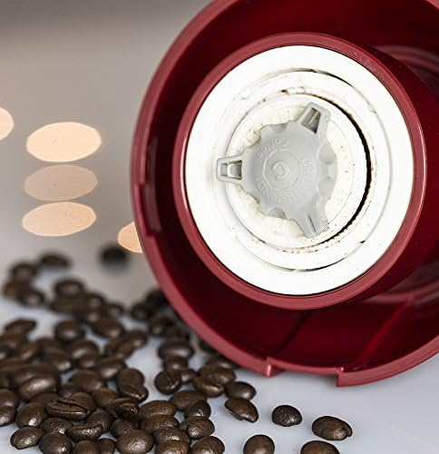 finum® BEAN ME UP – Manuelle Kaffeemühle mit Keramikmahlwerk, stufenlos einstellbar, Handkaffeemühle