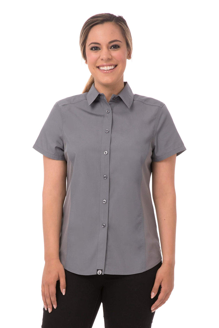 Chef Works Damen Universal Shirt XS Grau, XS Grau