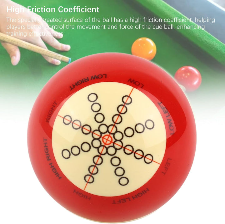 Trainings-Billardqueue-Kugel aus Kunstharz, Standard-Pool-Übungsqueue-Kugel für US-Billard Eight Bal