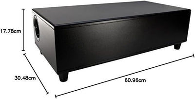 Earthquake Sound CP-8 Couch Potato Subwoofer, Slim, 8 Zoll, 300 W, Schwarz